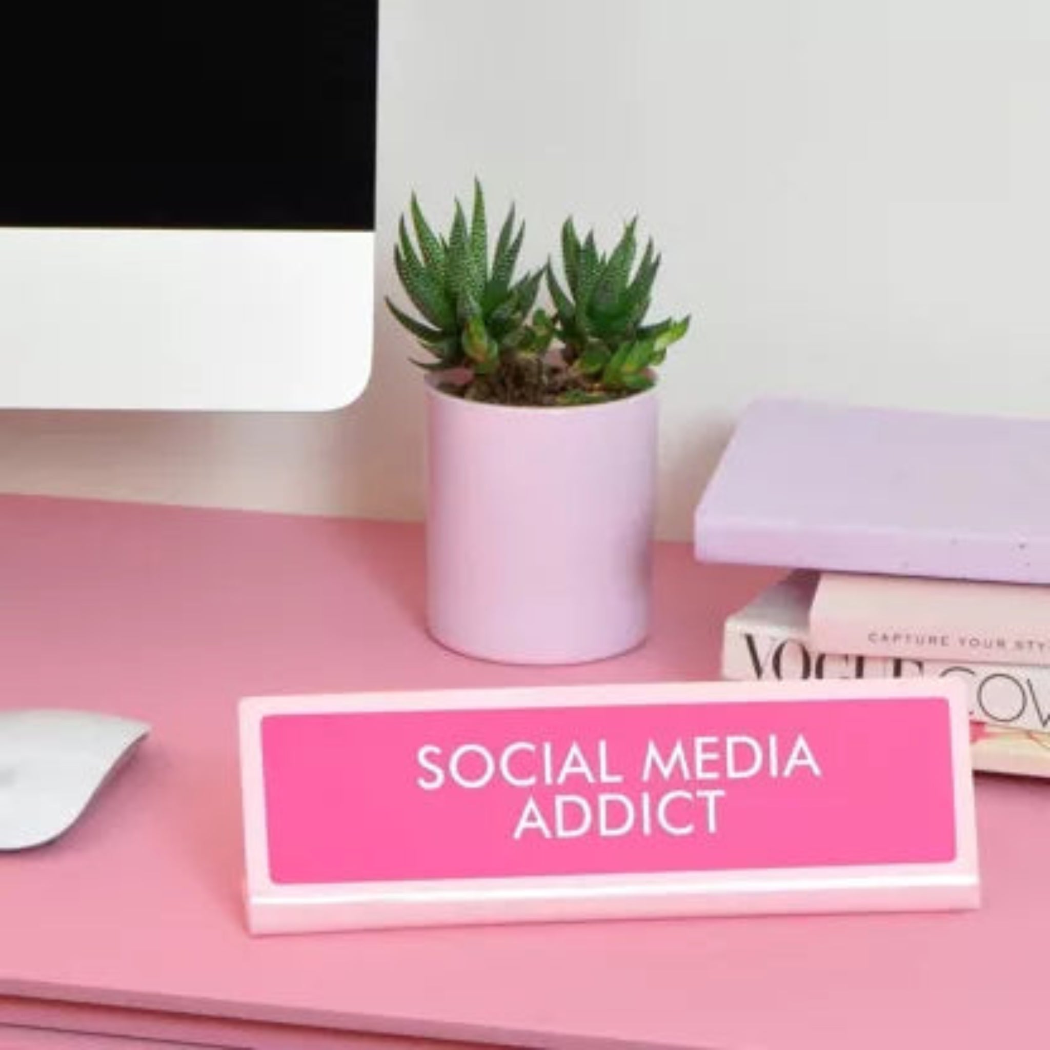 Social Media Addict - bureaubordje