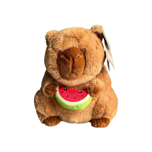 Capybara met watermeloen