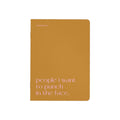 People I want to punch in the face - notitieboekje