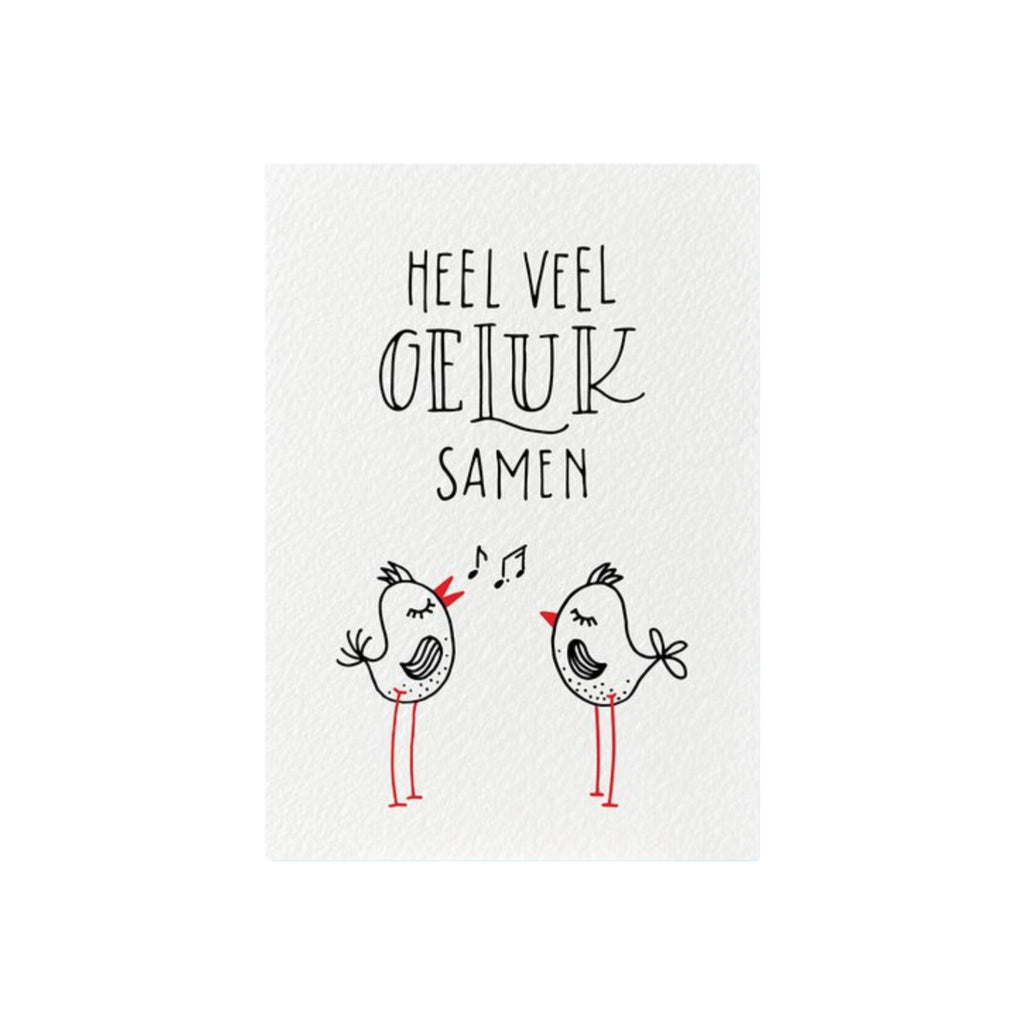 Heel veel geluk samen - kaart
