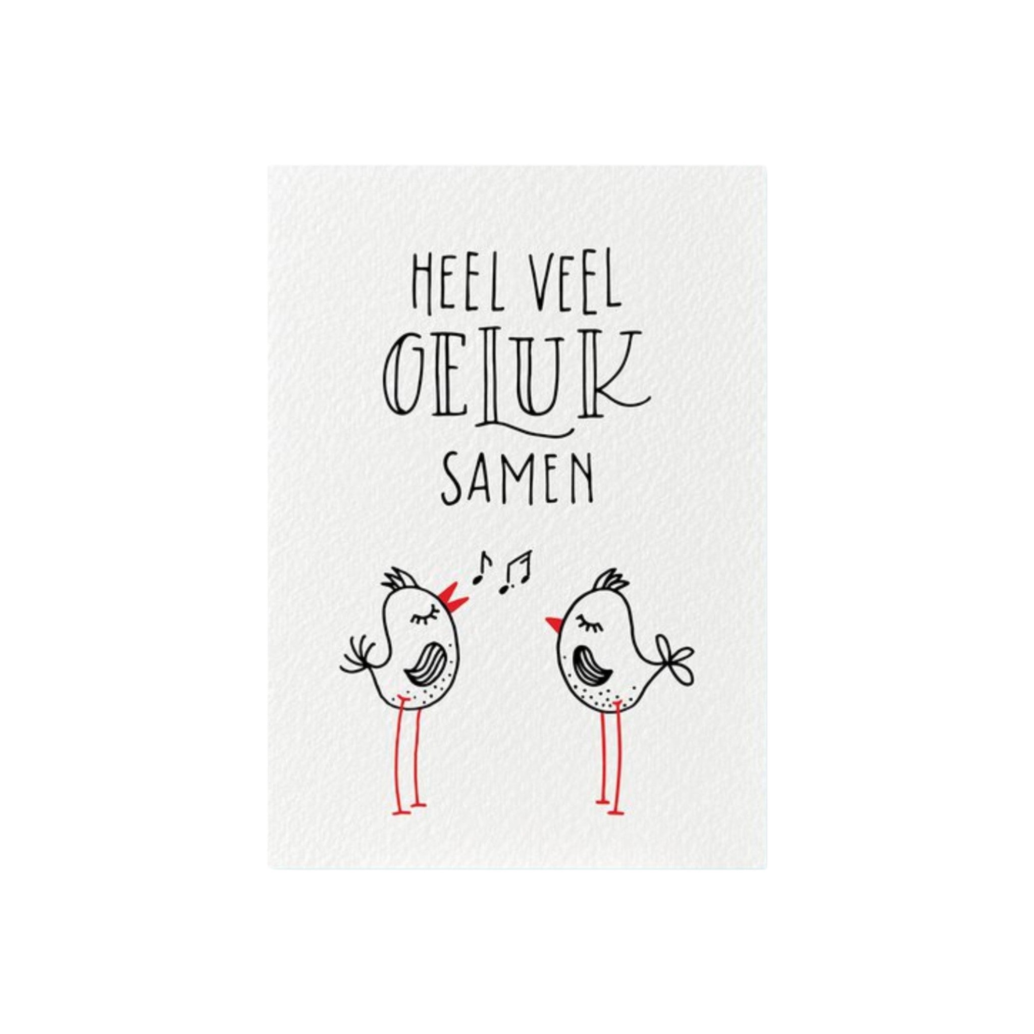 Heel veel geluk samen - kaart