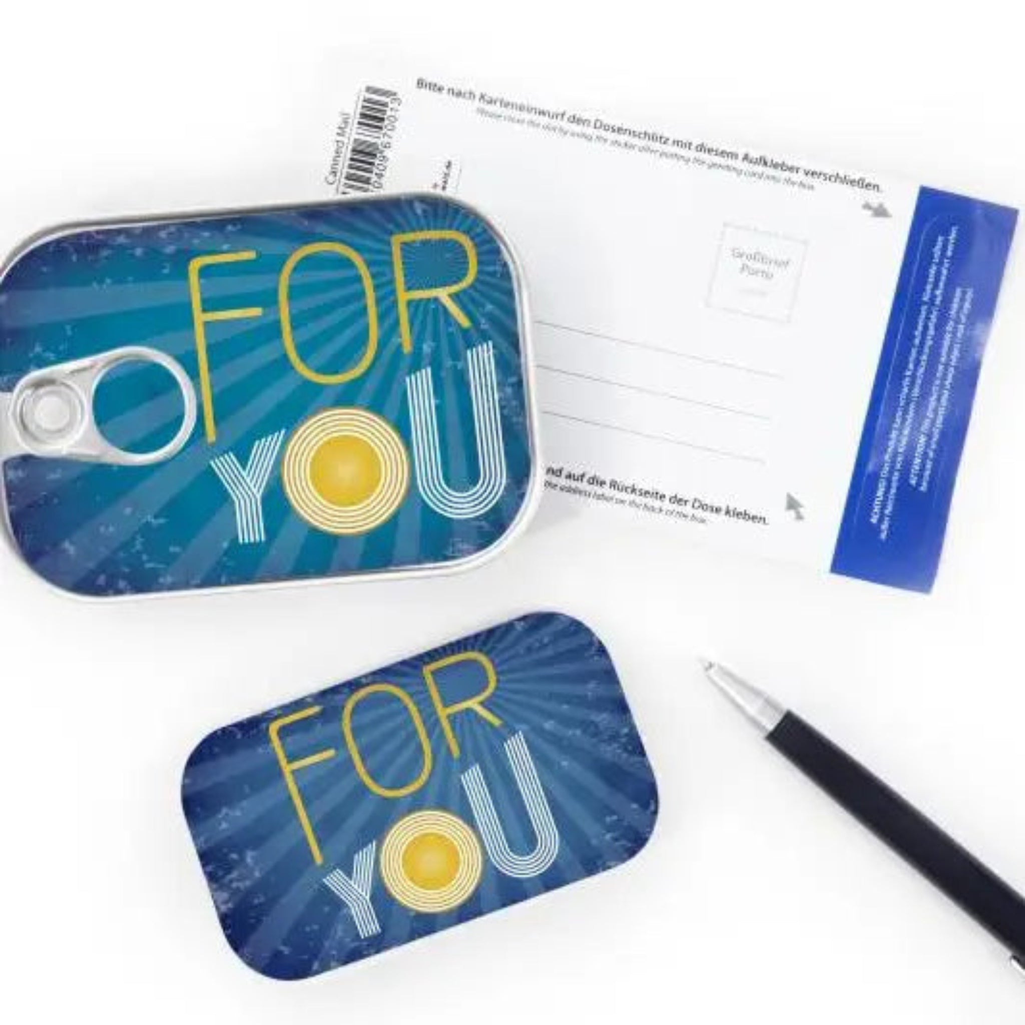 For You - cadeau in blik