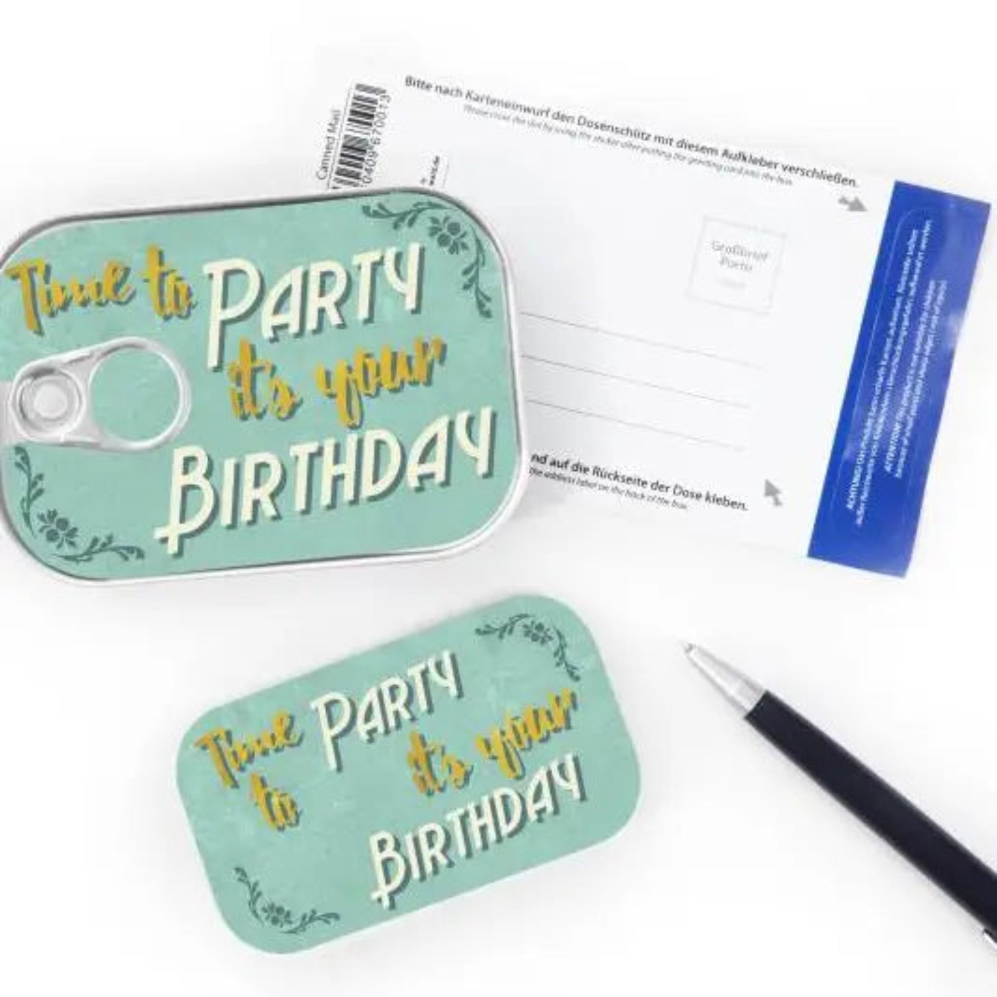 Time to Party - cadeau in blik