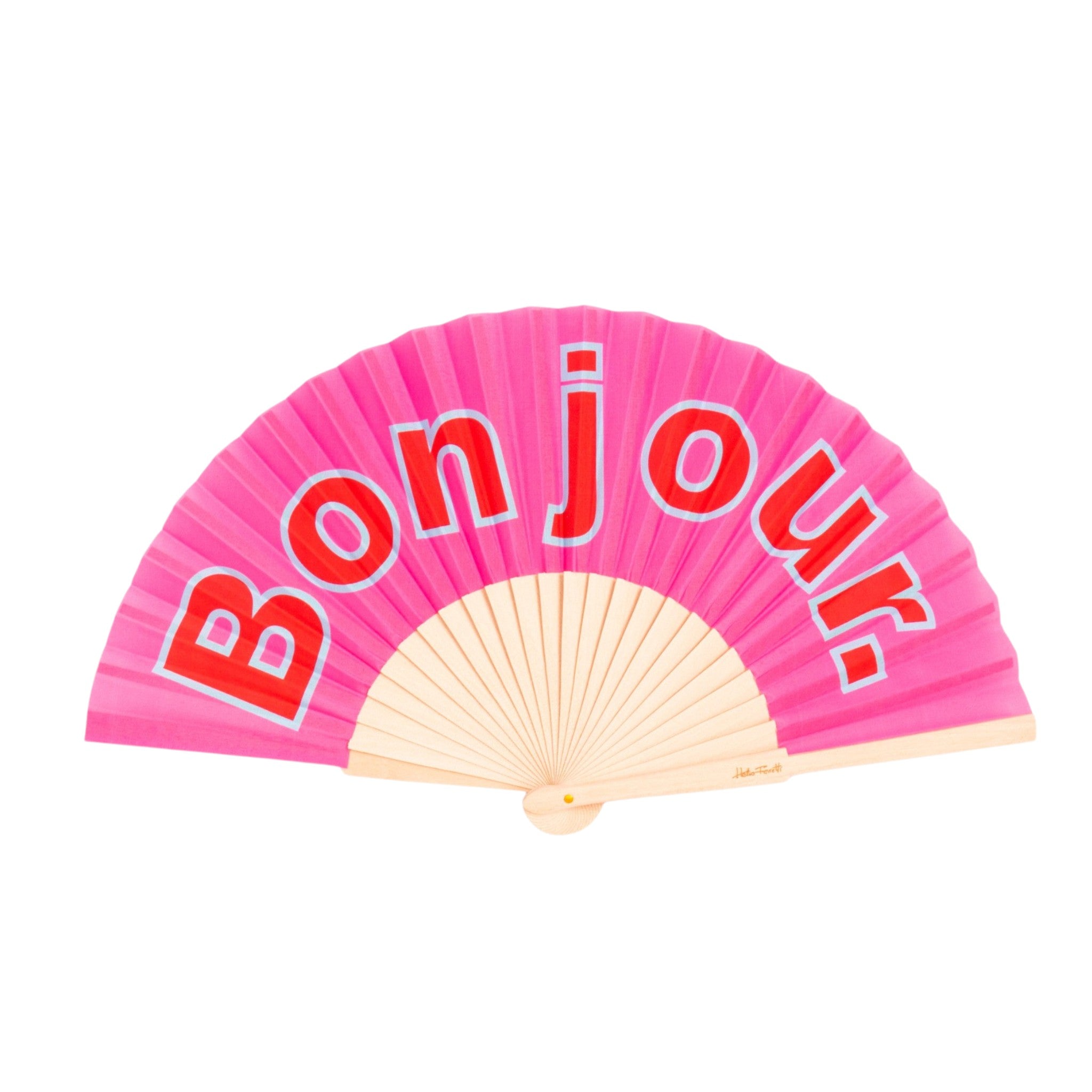Bonjour - waaier (2 varianten)