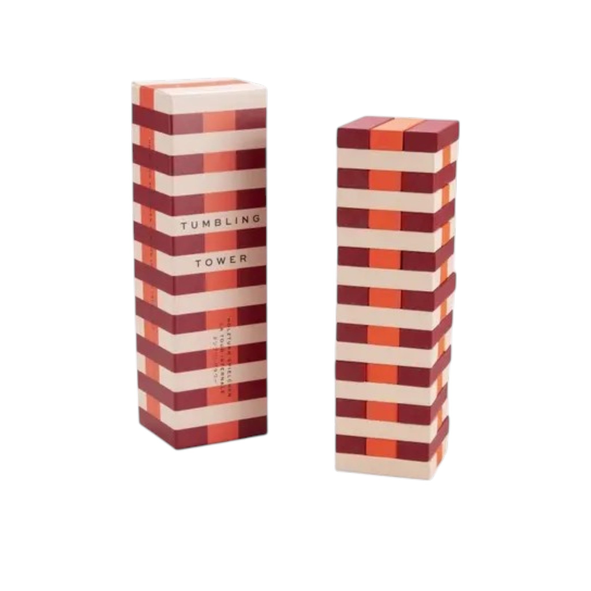 Tumbling Tower - rood / oranje