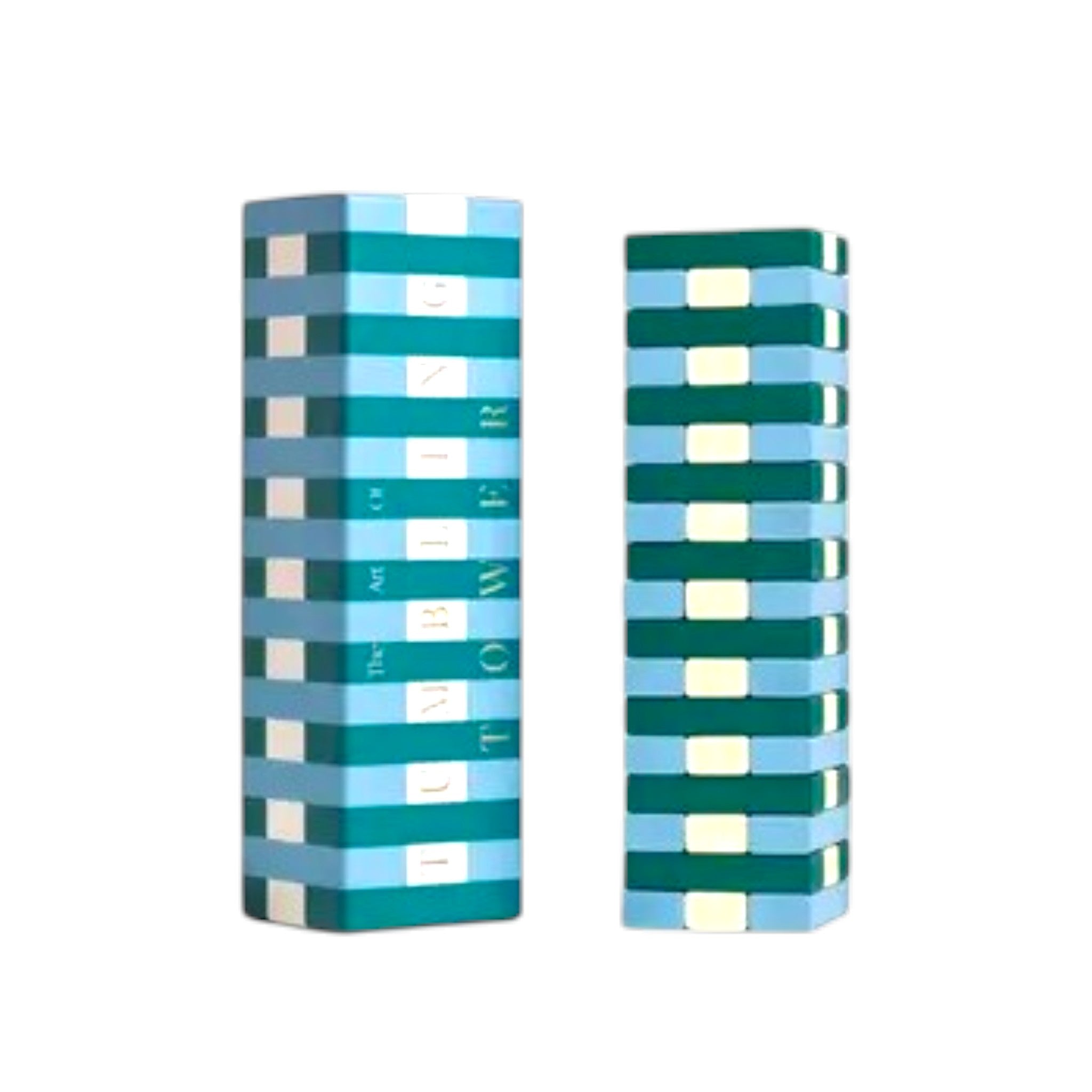 Tumbling Tower - groen / blauw