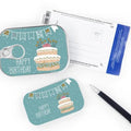 Happy Birthday (taart) - cadeau in blik