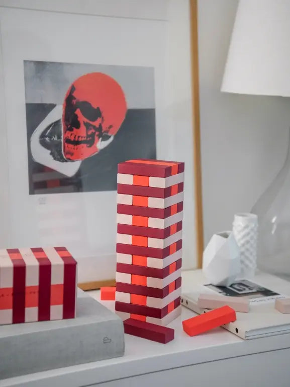 Tumbling Tower - rood / oranje