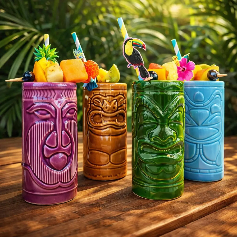 Tiki Mokken (set van 4)