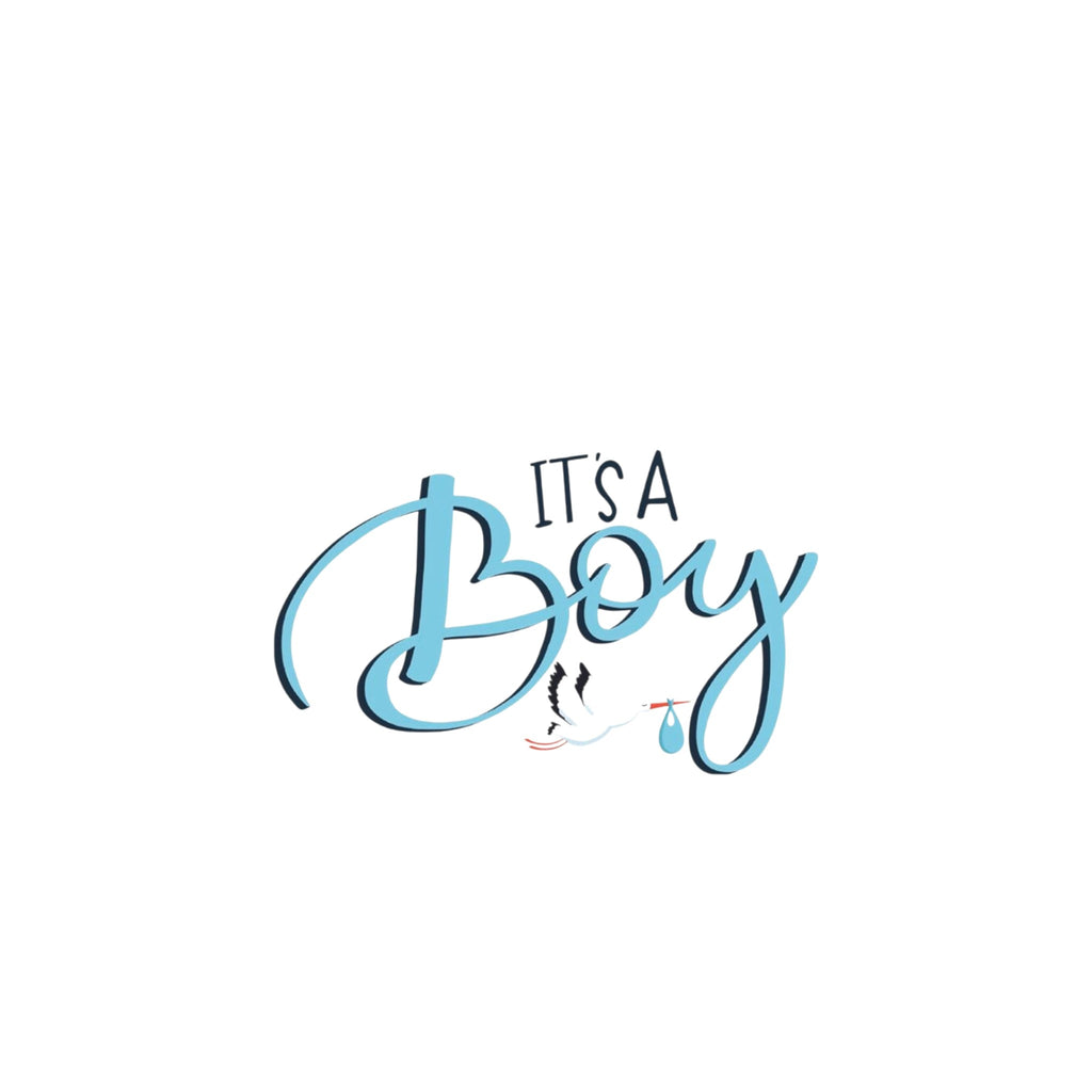 Tijdelijke tatoeage - It's a Boy (5 stuks)