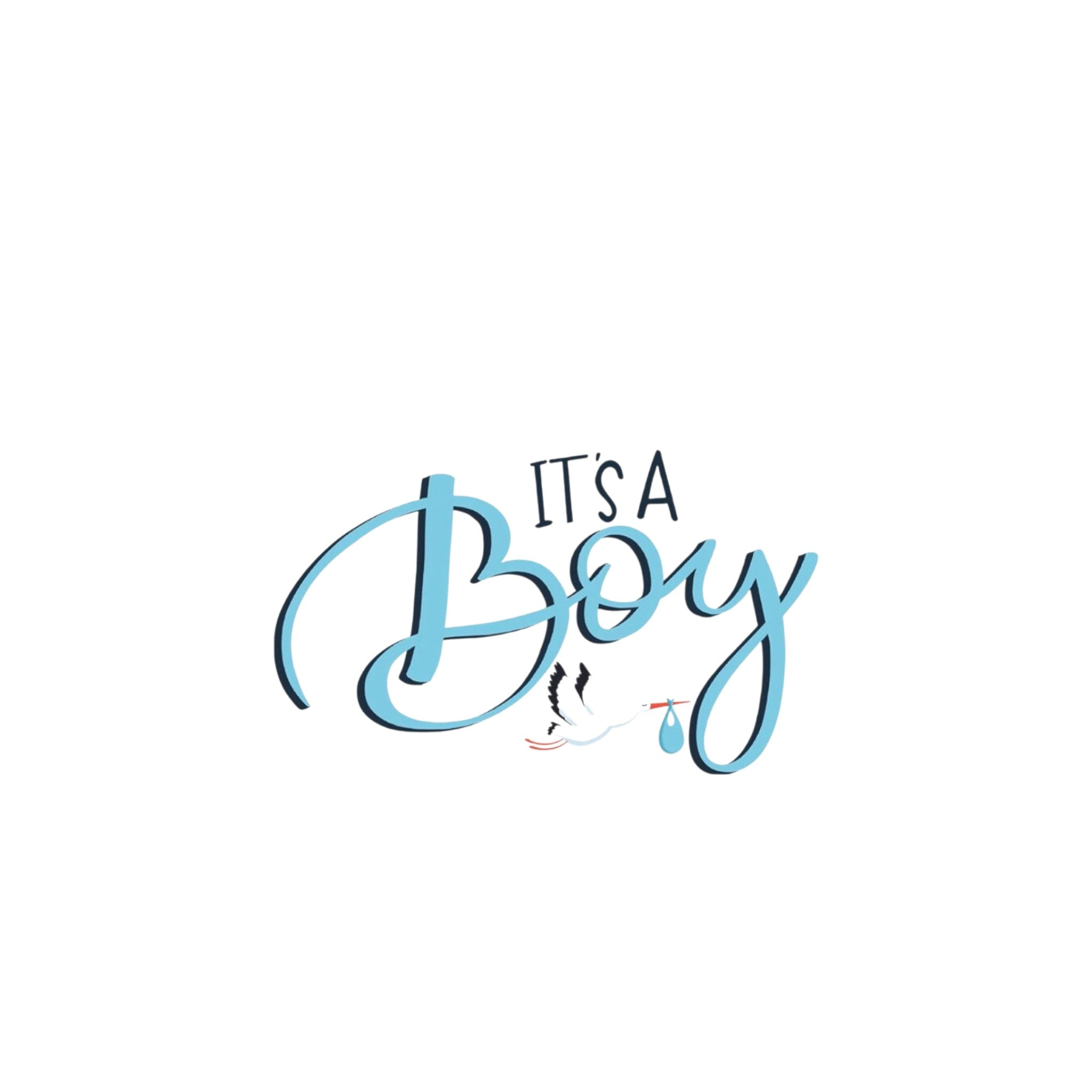 Tijdelijke tatoeage - It's a Boy (5 stuks)