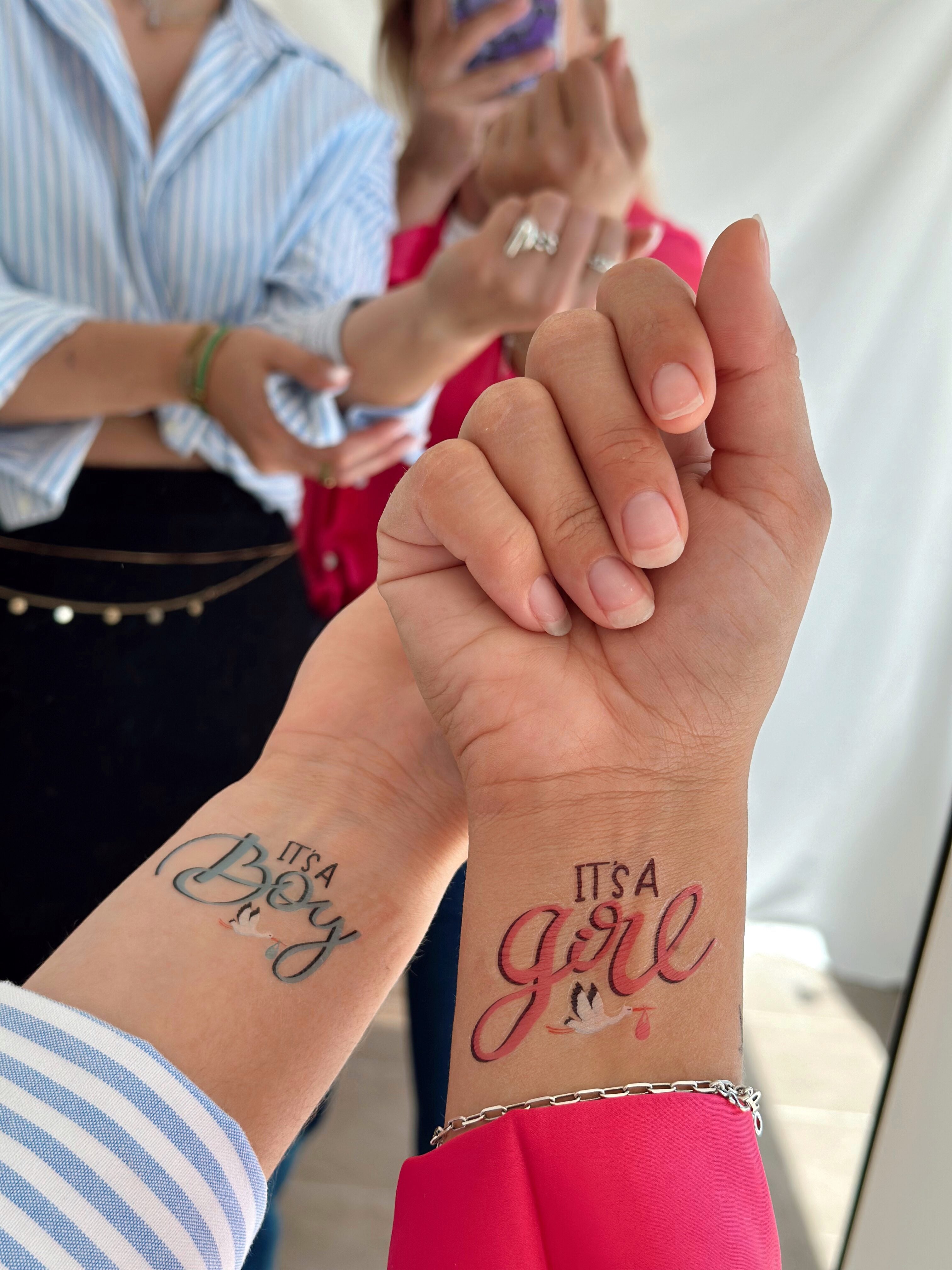 Tijdelijke tatoeage - It's a Girl (5 stuks)