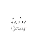 Tijdelijke tatoeage - Happy Birthday (5 stuks)