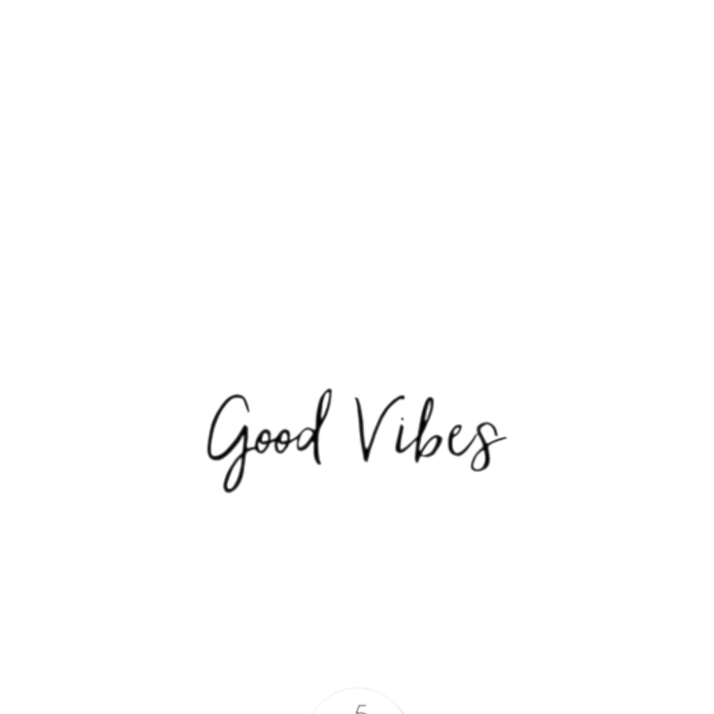 Tijdelijke tatoeage - Good Vibes (5 stuks)