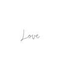 Tijdelijke tatoeage - Love (5 stuks)