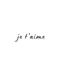 Tijdelijke tatoeage - Je t'aime (5 stuks)