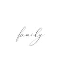Tijdelijke tatoeage - Family (5 stuks)
