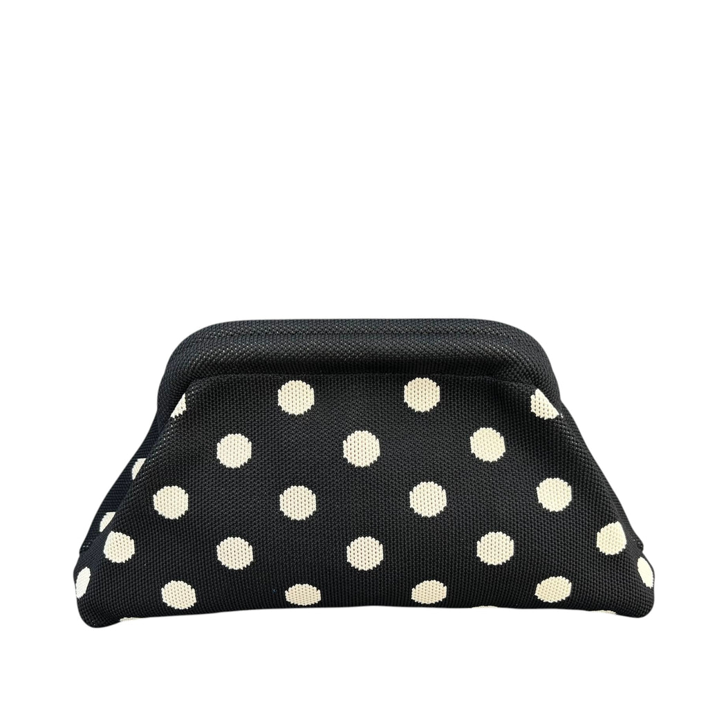 Etui / Clutch met stippen (zwart / wit)