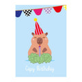 Capy Birthday - kaart