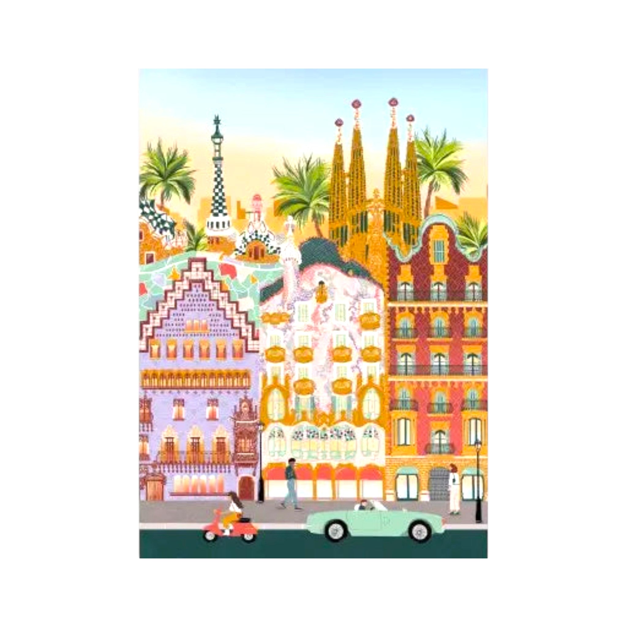 Puzzel Barcelona (1000 stukjes)