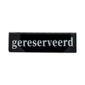 Tafelbordje gereserveerd (kunststof)