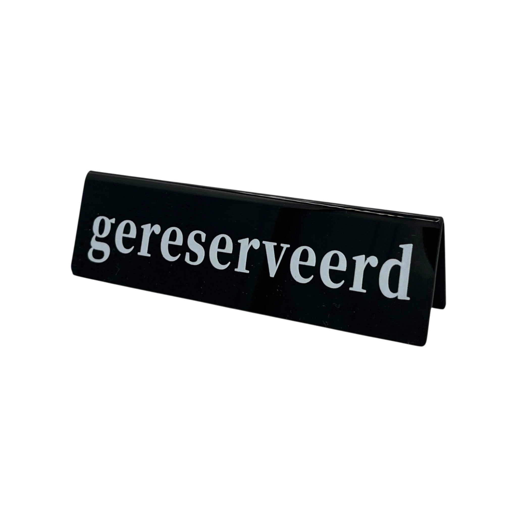 Tafelbordje gereserveerd (kunststof)
