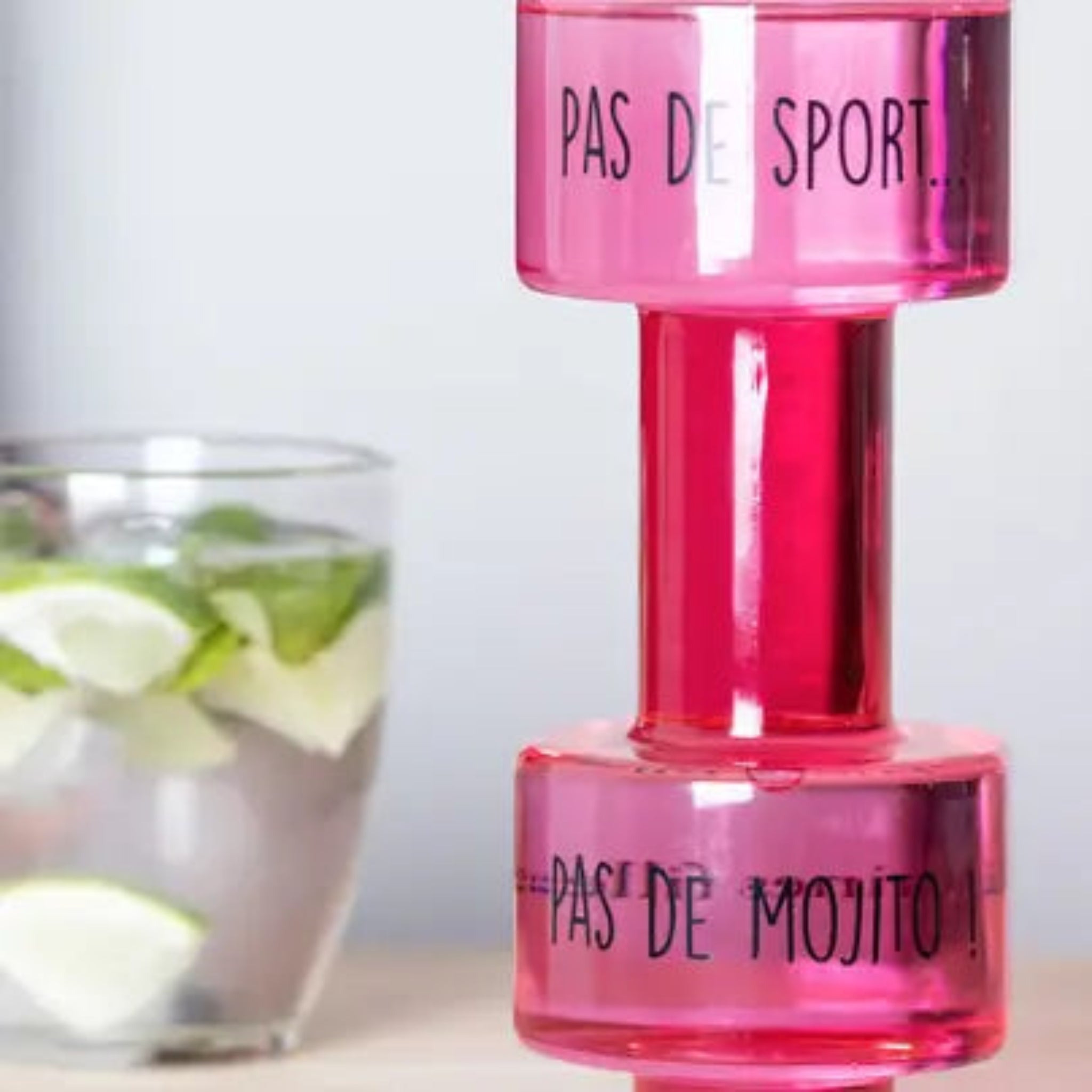 Dumbbell waterfles
