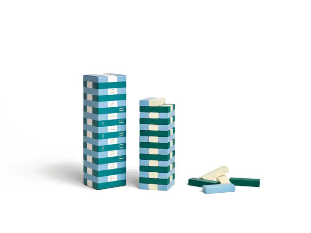 Tumbling Tower - groen / blauw